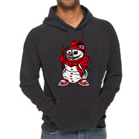 Scary Snowman Vintage Hoodie | Artistshot