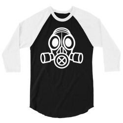 gas mask 3/4 Sleeve Shirt | Artistshot