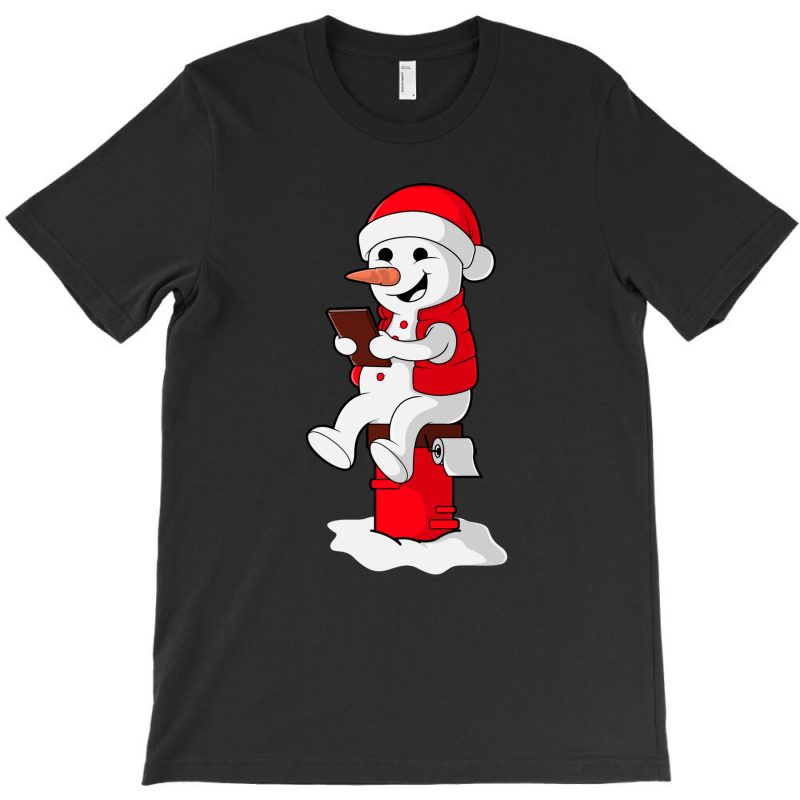 Snowman Reading Book T-Shirt by KimberlyKeiza | Artistshot