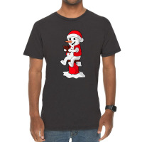 Snowman Reading Book Vintage T-shirt | Artistshot