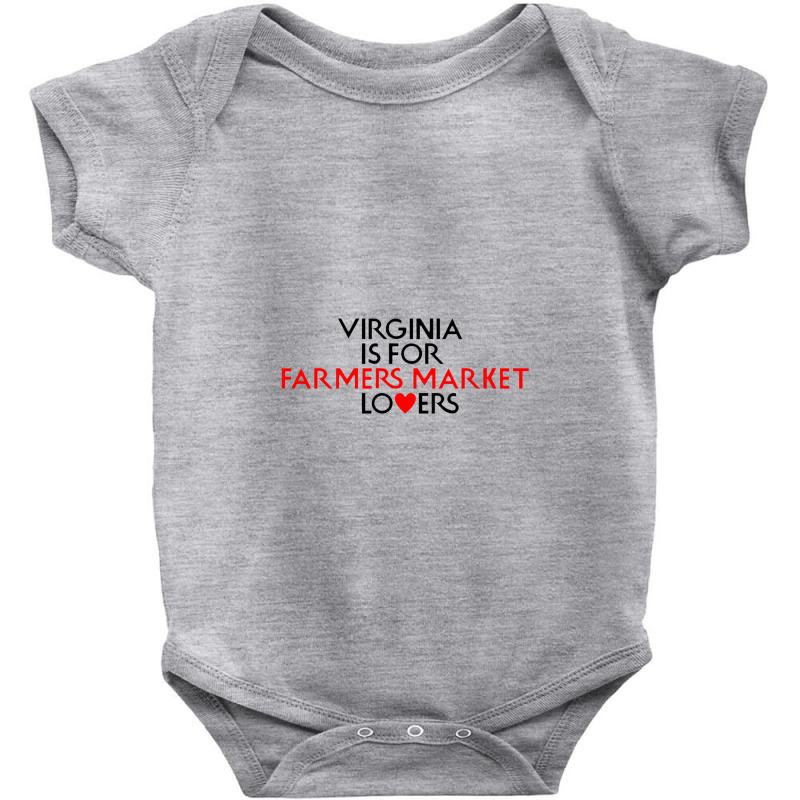 Virginia Is For Farmers Market Lovers Baby Bodysuit by jambudemak | Artistshot