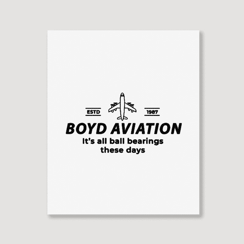 Boyd Aviation Portrait Canvas Print | Artistshot