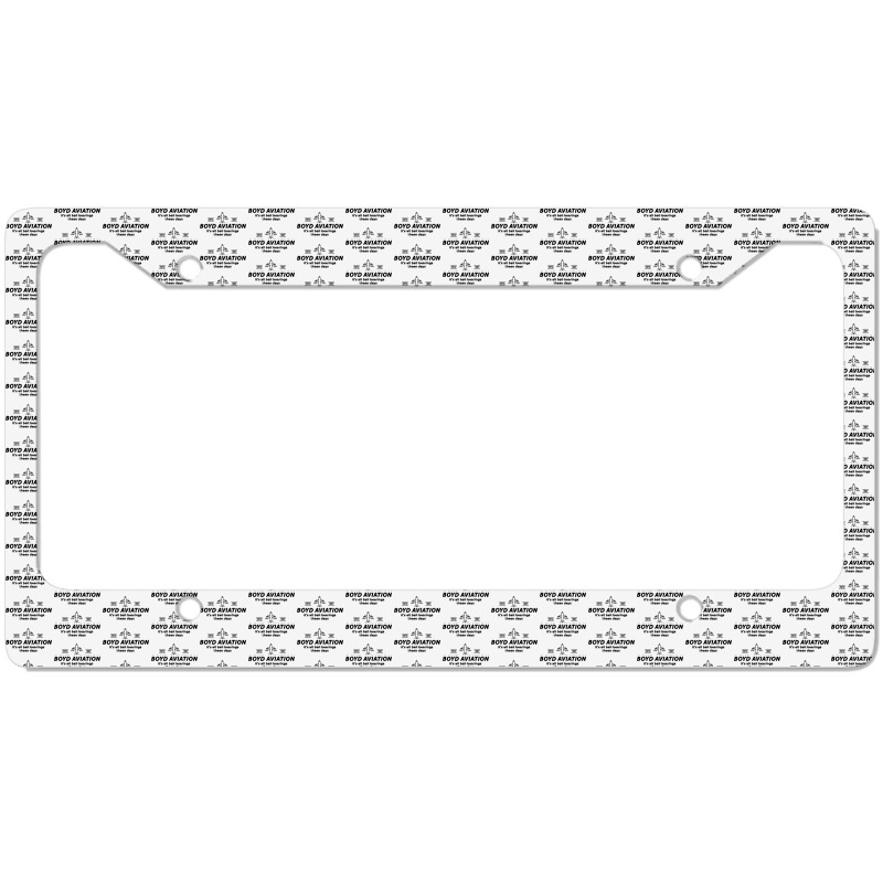 Boyd Aviation License Plate Frame | Artistshot