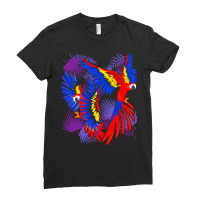 Parrot T  Shirt Birdwatching Macaw Bird Exotic Parrot T  Shirt Ladies Fitted T-shirt | Artistshot