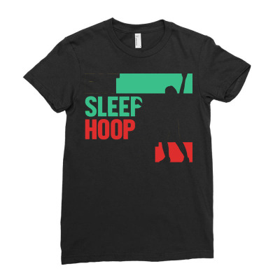 Hula Hoop T  Shirt Eat Sleep Hula Hoop Dance Hula Hooper Hooping Fitne Ladies Fitted T-shirt Designed By Promotionshop