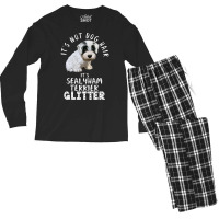 Ce Ne Sont Pas Des Poils De Chien, C&x27;est Une Citation Drôle De Ch Men's Long Sleeve Pajama Set | Artistshot