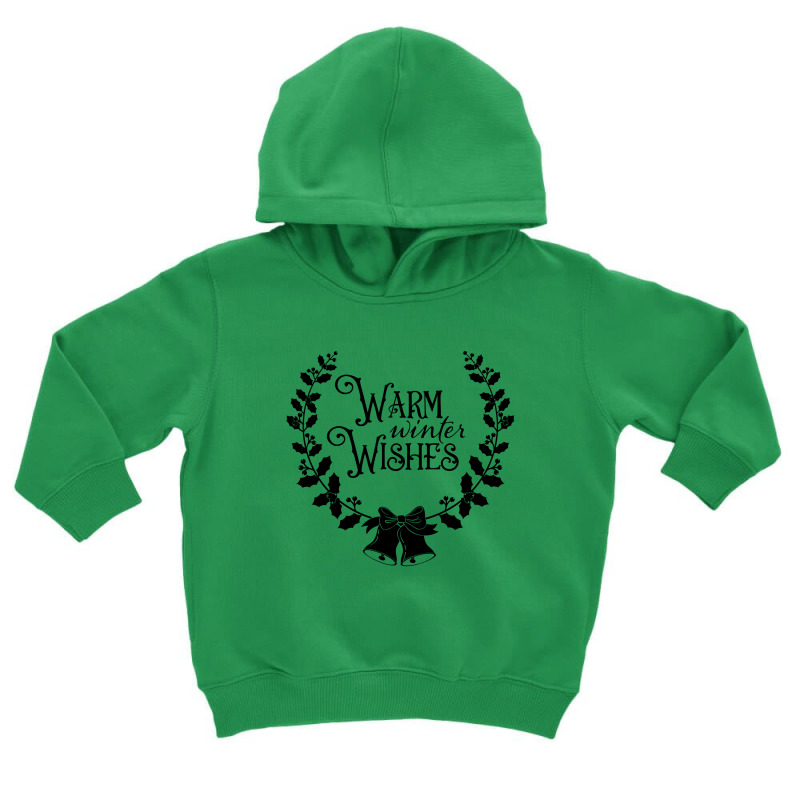 Warm Winter Wishes Toddler Hoodie by Chiks | Artistshot