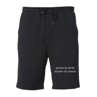 By Birth Slacker Choice Fleece Short | Artistshot