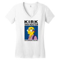 Krik Van Houten Can I Borrow Women's V-neck T-shirt | Artistshot