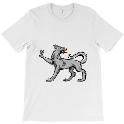 The Great Wolf T-shirt Designed By Dadan Rudiana