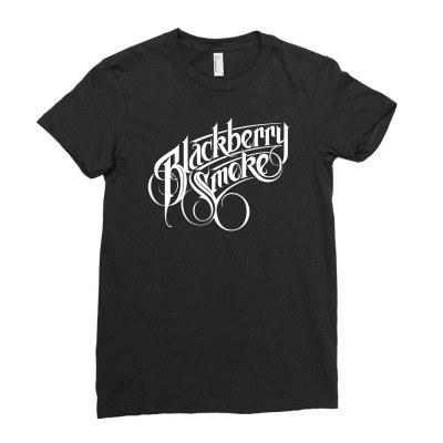 Blackberry Smoke Tour Ladies Fitted T-shirt Designed By Mdk Art