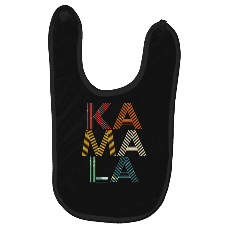 Retro Colors Kamala Baby Bibs | Artistshot