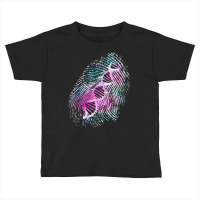 Dna Genetics Color Fingerprint T Shirt Science Biology Shirt Toddler T-shirt | Artistshot