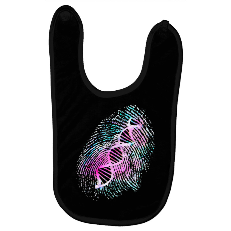 Dna Genetics Color Fingerprint T Shirt Science Biology Shirt Baby Bibs by holly434 | Artistshot