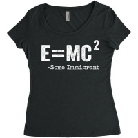 E=mc2 Equation  Funny Science   E=mc2 Math T Shirt Women's Triblend Scoop T-shirt | Artistshot