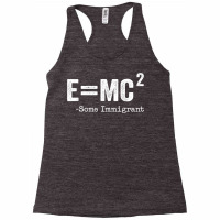 E=mc2 Equation  Funny Science   E=mc2 Math T Shirt Racerback Tank | Artistshot