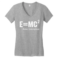 E=mc2 Equation  Funny Science   E=mc2 Math T Shirt Women's V-neck T-shirt | Artistshot