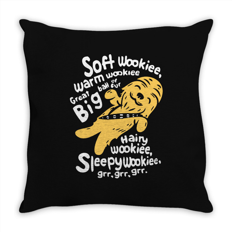 Soft Wookie Throw Pillow | Artistshot