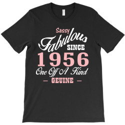sassy fabulous since 1956 birthday gift T-Shirt | Artistshot