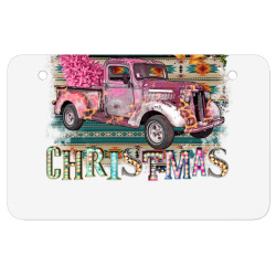 funky christmas truck ATV License Plate | Artistshot