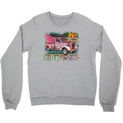 funky christmas truck Crewneck Sweatshirt | Artistshot