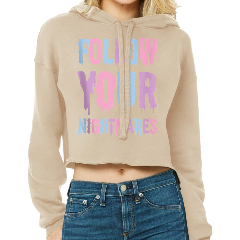 Pastel cropped clearance hoodie