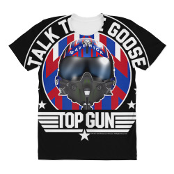 Top Gun Talk To Me Goose Maverick Helmet Shirt