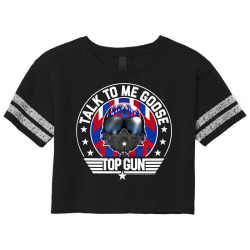 Top Gun Junior's Maverick Talk to Me Goose T-Shirt Red