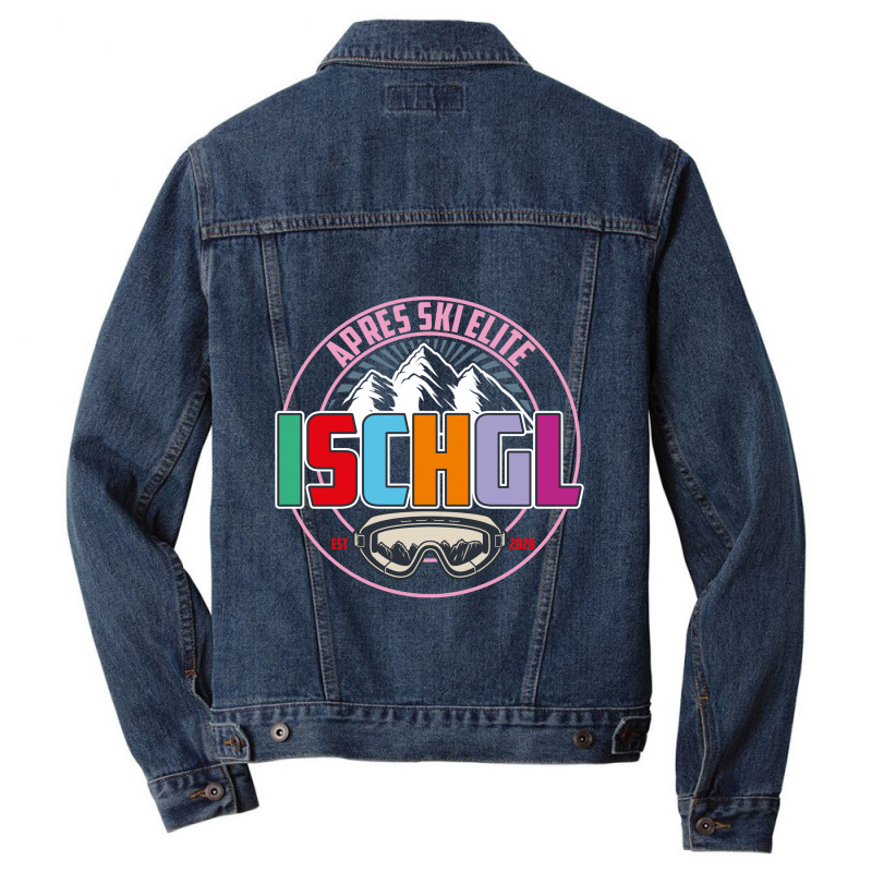 Apres Ski Elite Ischgl Est 2020 Men Denim Jacket | Artistshot