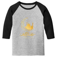 Arabic Ramadan Kareem Decoration Islamic Celebration Youth 3/4 Sleeve | Artistshot