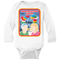 Construction Crew Master Builder Engineer Building Blocks T Shirt Long Sleeve Baby Bodysuit | Artistshot