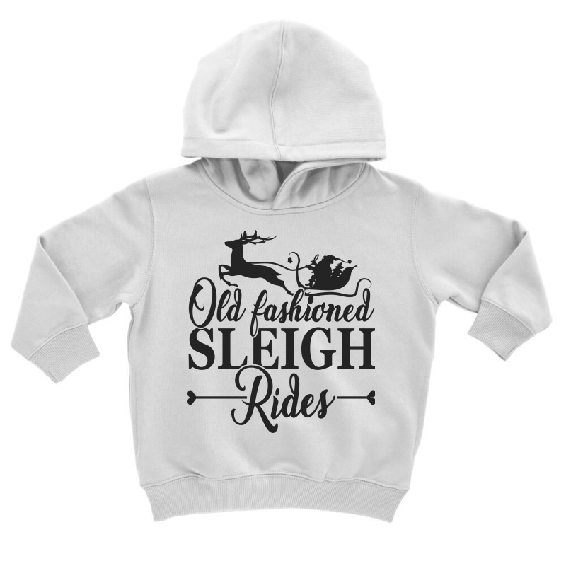 Sleigh Rides Toddler Hoodie by Chiks | Artistshot