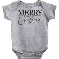 Merry Christmas Baby Bodysuit | Artistshot