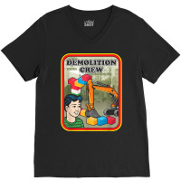 Demolition Crew Engineer Master Builder Building Blocks T Shirt V-neck Tee | Artistshot