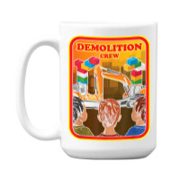 Demolition Crew Master Builder Engineer Building Blocks T Shirt 15 Oz Coffee Mug | Artistshot