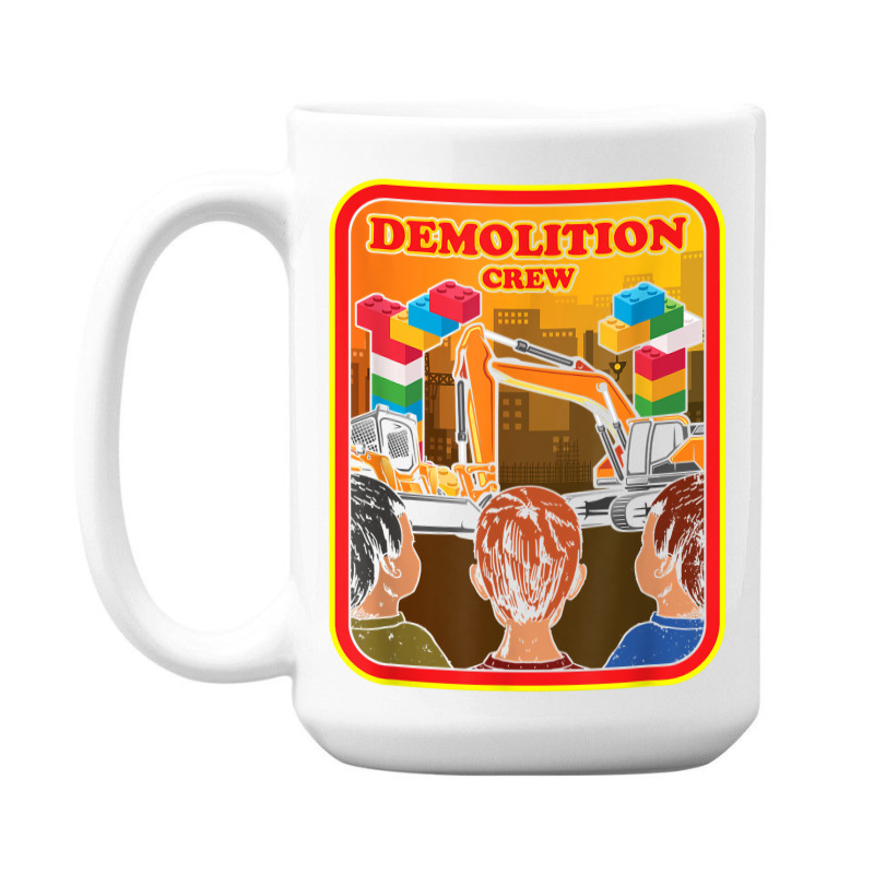 Demolition Crew Master Builder Engineer Building Blocks T Shirt 15 Oz Coffee Mug | Artistshot