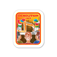 Demolition Crew Master Builder Engineer Building Blocks T Shirt Sticker | Artistshot