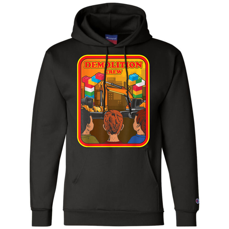 Demolition Crew Master Builder Engineer Building Blocks T Shirt Champion Hoodie | Artistshot