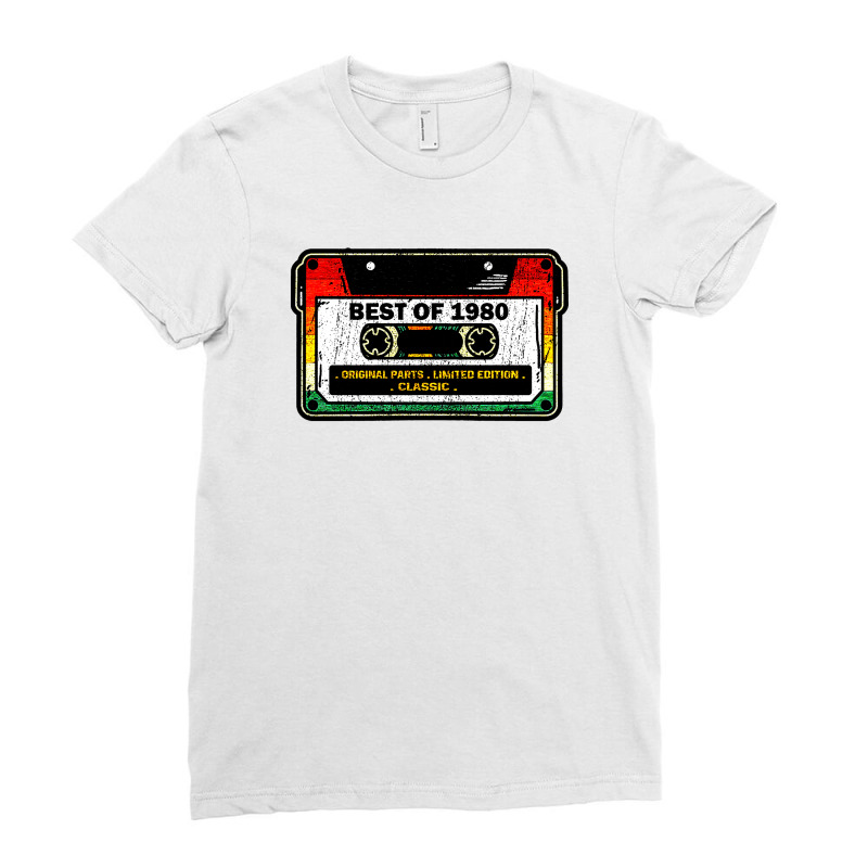 Cassette Music Tape Ladies Fitted T-Shirt by zig street | Artistshot