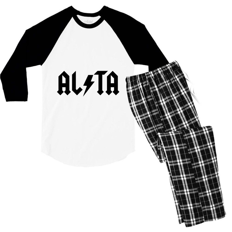 Alta, Utah Men's 3/4 Sleeve Pajama Set | Artistshot