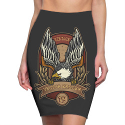 emblem with an eagle Pencil Skirts | Artistshot