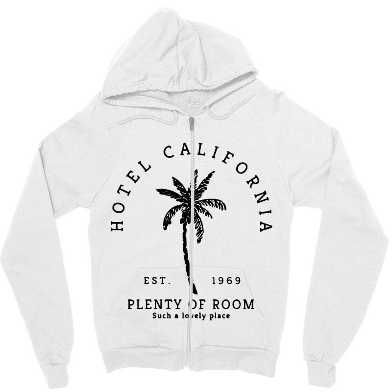 California Modern Vintage Zipper Hoodie by Black Label | Artistshot