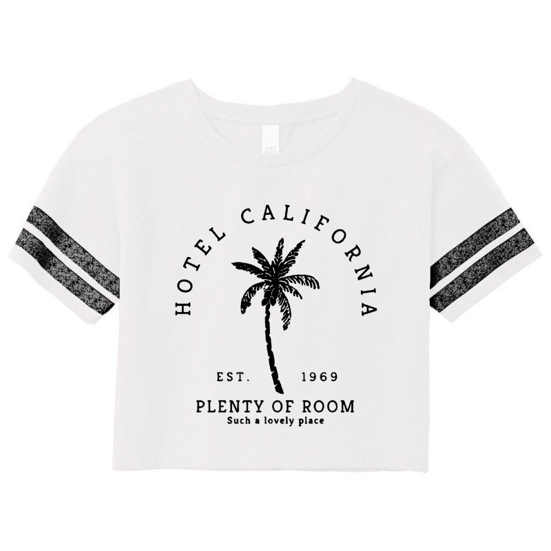 California Modern Vintage Scorecard Crop Tee by Black Label | Artistshot