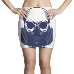 gas mask skull Mini Skirts | Artistshot