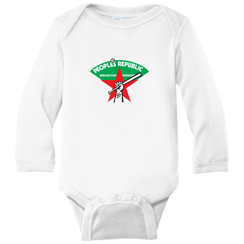 People's Republic Of Burlington Softball Long Sleeve Baby Bodysuit | Artistshot