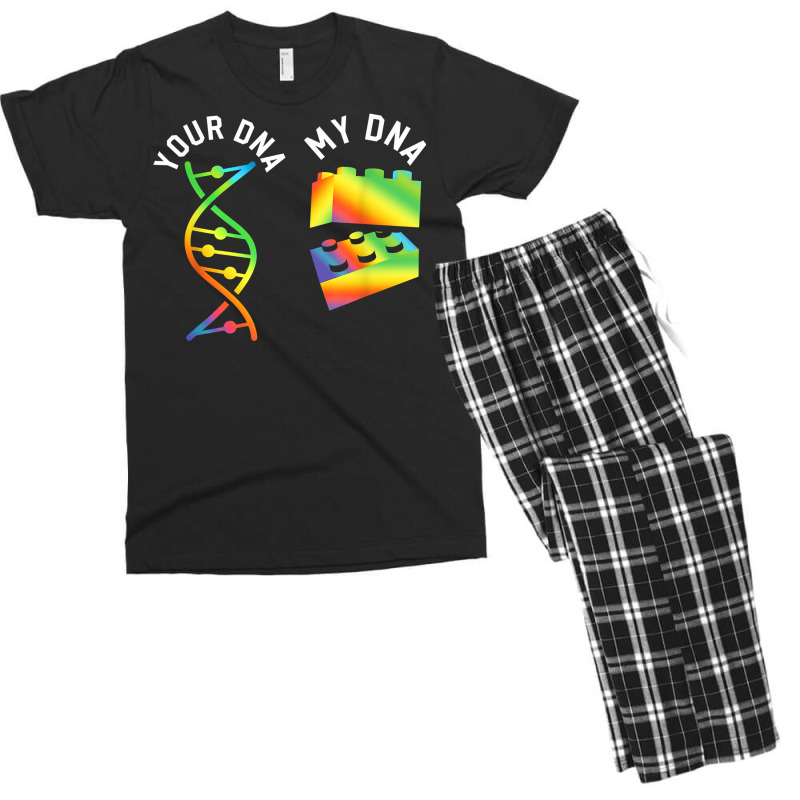 Master Builder Dna Engineer Construction Building Blocks T Shirt Men's T-shirt Pajama Set | Artistshot