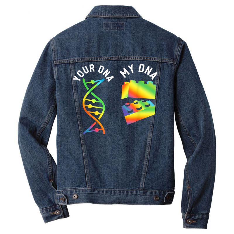 Master Builder Dna Engineer Construction Building Blocks T Shirt Men Denim Jacket | Artistshot