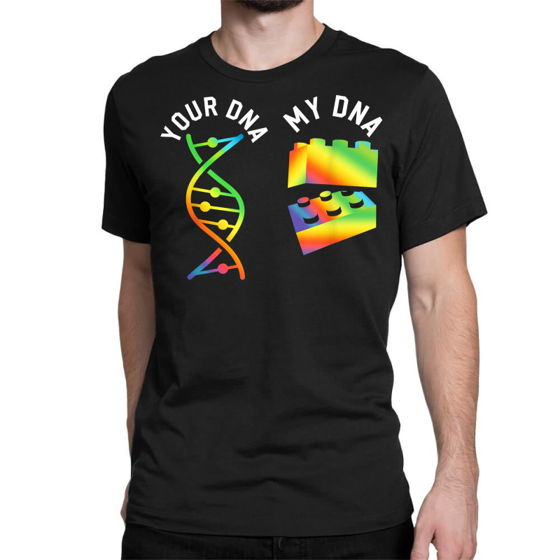 Master Builder Dna Engineer Construction Building Blocks T Shirt Classic T-shirt | Artistshot