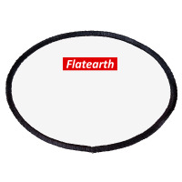 Flat Earth Shill Box Funny Parody T Shirt Oval Patch | Artistshot