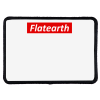 Flat Earth Shill Box Funny Parody T Shirt Rectangle Patch | Artistshot